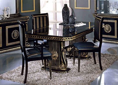 home collection versace|Versace dining table and chairs.